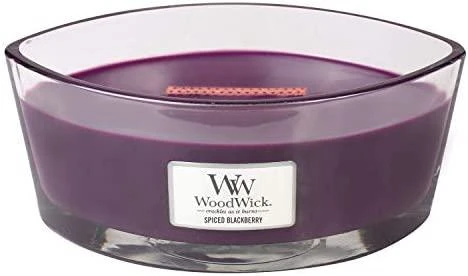 WoodWick Aromatinė žvakė (Spiced Blackberry), 453,6 g