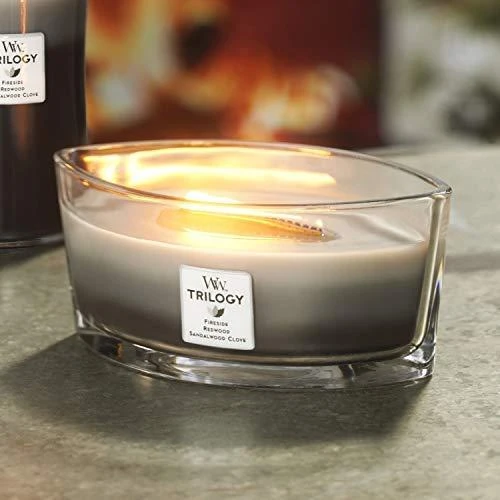 WoodWick Aromatinė žvakė (Warm Woods), 453,6 g