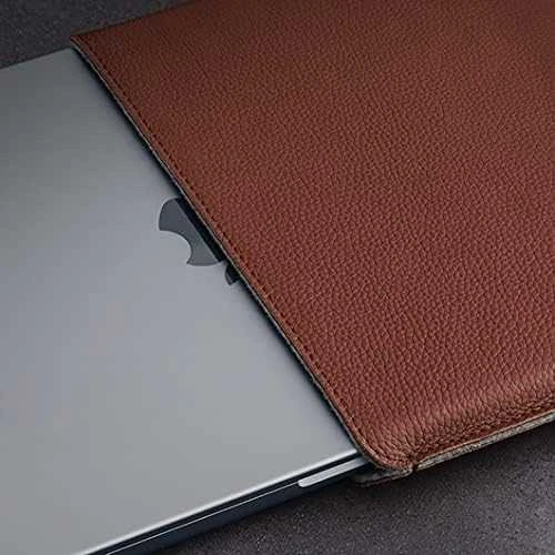 Dėklas WOOLNUT Leather Sleeve 13" Ruda