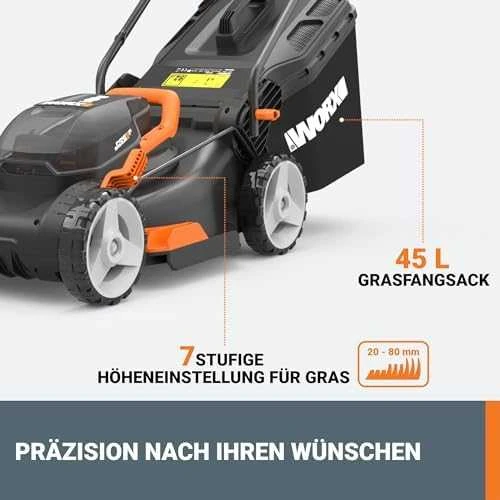 Akumuliatorinė vejapjovė WORX WG743E 2x20V 4Ah