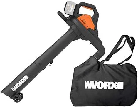 WORX WG583E.9 Akumuliatorinis lapų pūstuvas 335 km/h be akumuliatorių ir kroviklio
