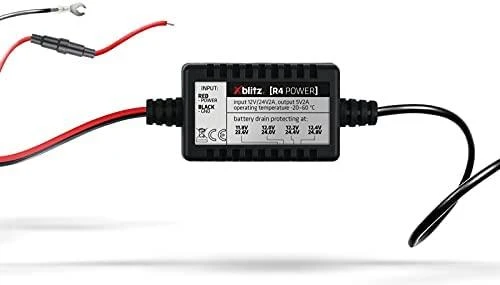 Xblitz R4 Automobilio akumuliatoriaus energijos taupymas