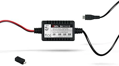 Xblitz R4 Automobilio akumuliatoriaus energijos taupymas