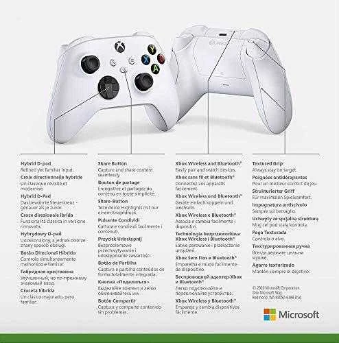 Žaidimų pultas Microsoft XBOX Series Wireless Controller, Baltos spalvos