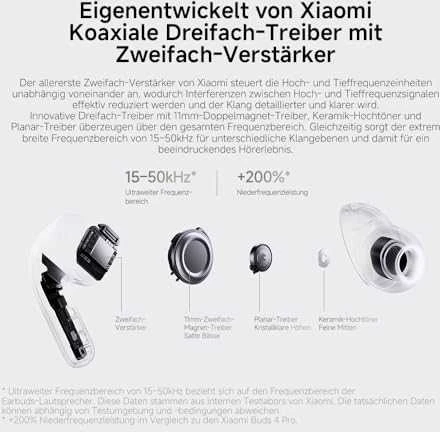 Belaidės ausinės Xiaomi Buds 5 Pro, Titano spalvos