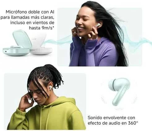 Xiaomi Redmi Buds 6 belaidės ausinės, Juodos spalvos