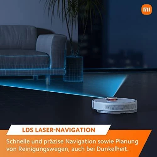 Dulkių siurblys - robotas  Xiaomi Robot Vacuum X10 EU su automatine dulkių išsiurbimo stotele