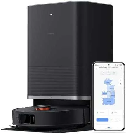 Xiaomi Robot Vacuum X20 Max dulkių siurblys - robotas, Juodos spalvos