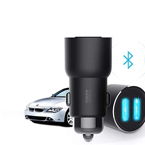 Xiaomi Roidmi 3S USB 2.4A FM moduliatorius - automobilinis įkroviklis, Juodas