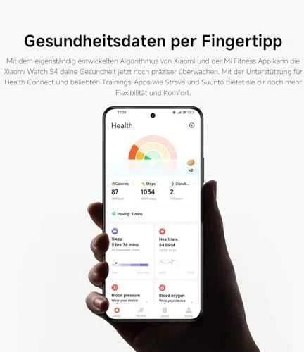 Išmanusis laikrodis Xiaomi Watch S4, Juodos spalvos