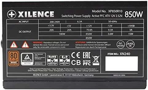 „LISTAN XILENCE Performance Gaming Series“ 850 W maitinimo šaltinis
