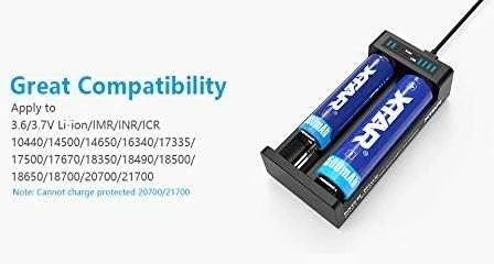 18650 Baterijų įkroviklis XTAR MC2 Plus