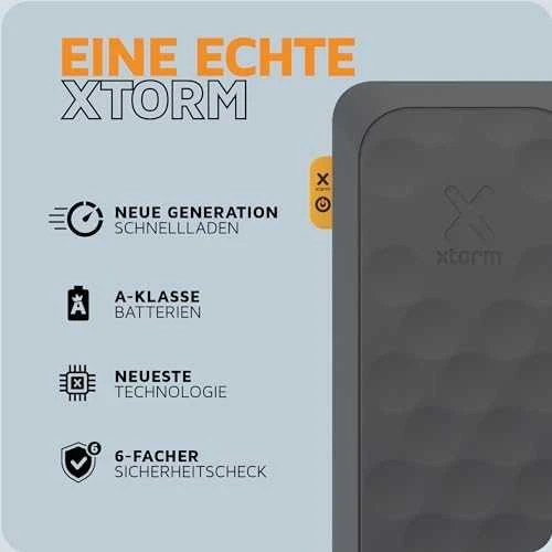 „Xtorm“ – išorinė baterija USB-C PD 67W 27.000mAh 2xUSB-C, juoda