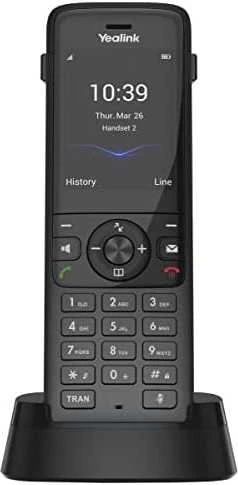 Yealink W78H DECT telefonas Skambintojo ID Juoda