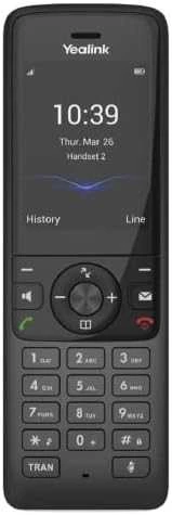 Yealink W78H DECT telefonas Skambintojo ID Juoda