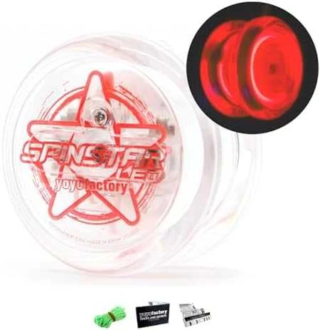 YoYo Spinstar-LED raudonas, šviečia