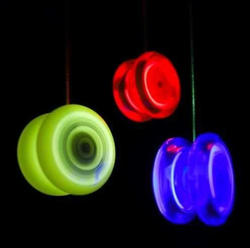 YoYo Spinstar-LED raudonas, šviečia