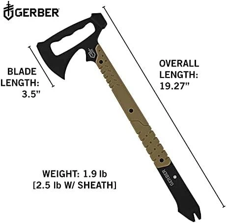 Kirvis Gerber Downrange Tomahawk