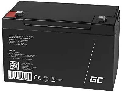 Žalias Cell GREENCELL baterija AGM VRLA 6V 15Ah