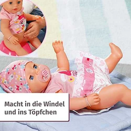 Baby Born interaktyvi lėlė - mergaitė Magic Girl, 43cm (827956)