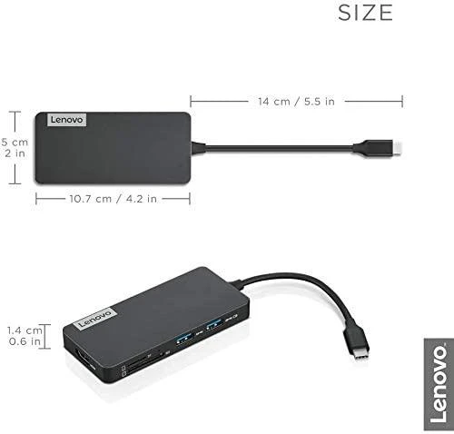 Lenovo | USB-C 7 viename šakotuvas | Adapteriai | USB-C