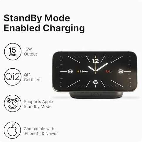 ZENS MAGNETIC NIGHTSTAND CHARGER Juodas