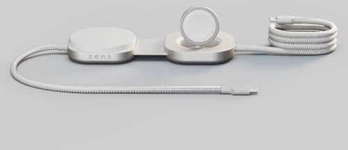 ZENS CHARGING CABLE USB C-C PRO 3 Baltas