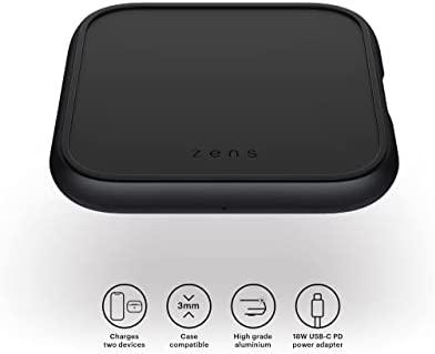 ZENS ALIUMININIS VIENAS BELAIDAS Įkroviklis SU 18W USB PD