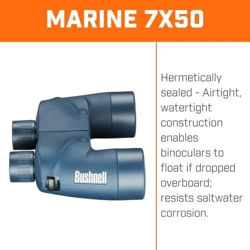 Žiūronai Bushnell Marine 7x50 Porro mėlyna