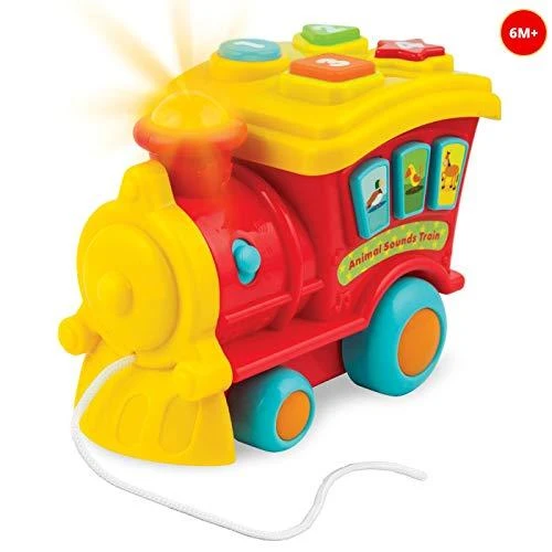 Anek SMILY PLAY 000677 Lokomotyvą traukiantis žaislas