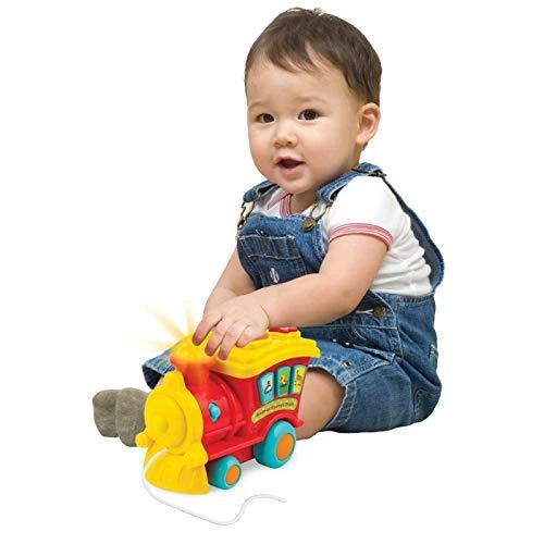 Anek SMILY PLAY 000677 Lokomotyvą traukiantis žaislas