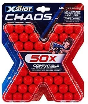 XSHOT šoviniai Blaster Chaos, 50vnt., 36327