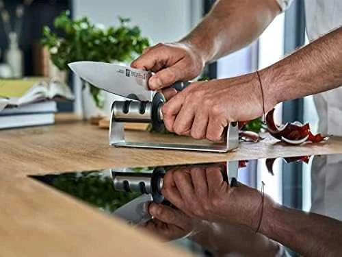 Plieno-keramikinė dvigubo disko galąstuvas Zwilling
