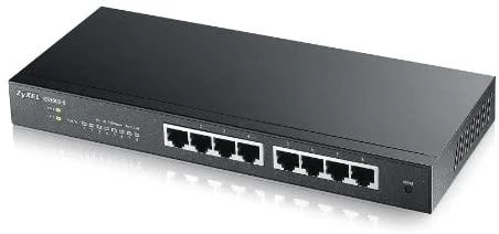 Šakotuvas ZYXEL GS1900-48HP V2, 48-PORT GBE L2 SMART SWITCH, 170 WATT RACKMOUNT (5Y WARRANTY)
