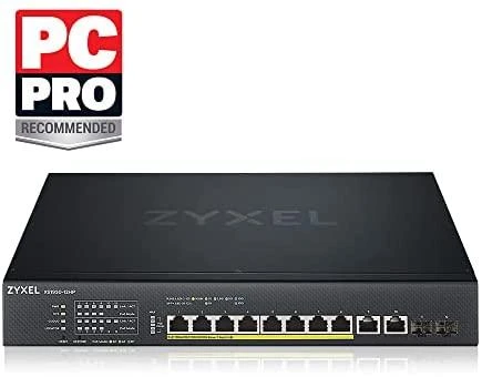 Šakotuvas Zyxel XS1930-12HP-ZZ0101F tinklo komutatorius Valdomas L3 10G Ethernet (100/1000/10000) Juoda Maitinimas per Eternetą (PoE)