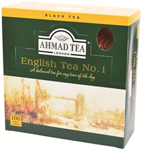 Juodoji arbata AHMAD Alu ENGLISH TEA N1, 100 x 2 g arbatos pakelių