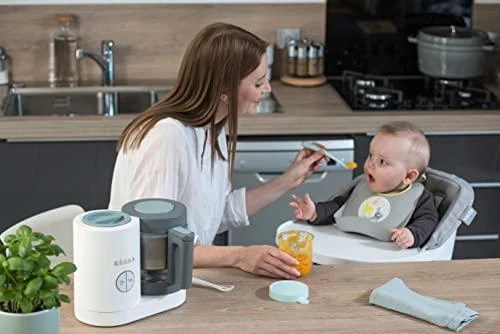 Trintuvas-garintuvas Beaba Babycook Neo, pilkas/baltas