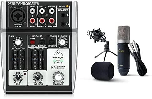 Garso Maišytuvas - Behringer X302usb 5 Kanalai