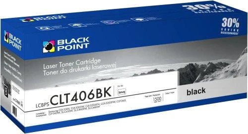 Juodas Point Toneris Juodas Point LCBPSCLT406BK | juodas | 1500 pp. | Samsung CLT-K406