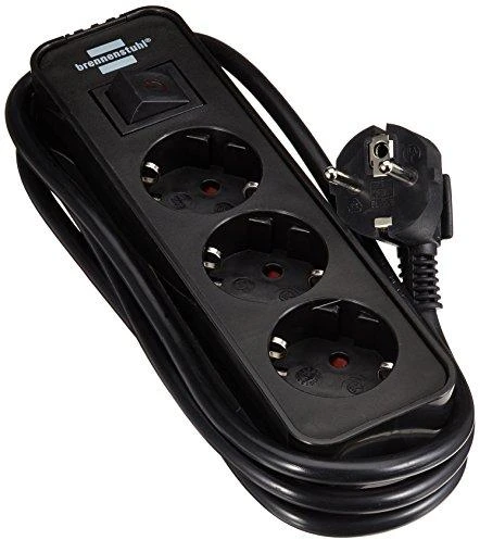 Buitinis ilgintuvas BRENNENSTUHL ECOLOR, 3 vietų, 1,5 m