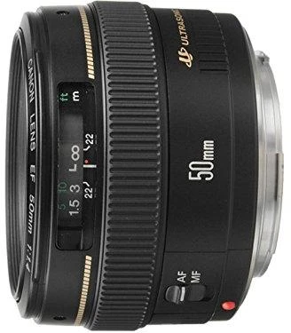 Objektyvas Canon EF 50mm 1:1,4 USM SLR Standartiniai objektyvai Juoda