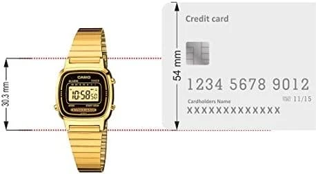 Laikrodis moterims CASIO LA670WGA-1 (zd597b)