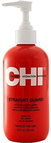Tiesinamasis kremas plaukams CHI Straight Guard Smoothing Styling Kreminis 251ml