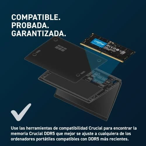 Nešiojamo kompiuterio atmintis Crucial Nešiojamojo kompiuterio atmintis - Samsung SODIMM 32GB DDR5 4800MHz