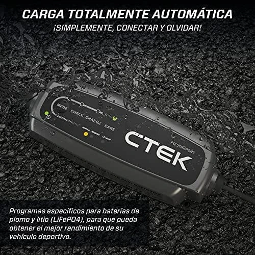 Ctek CT5 Powersport įkroviklis su drėgmei atspariu korpusu