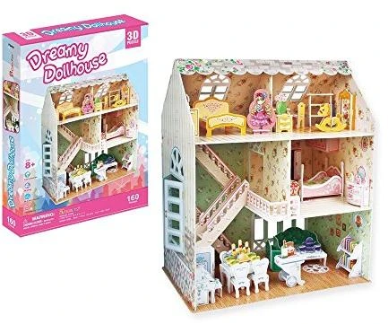 Puzzle CUBICFUN 3D dėlionė (vidutinė) „Lėlių namas“