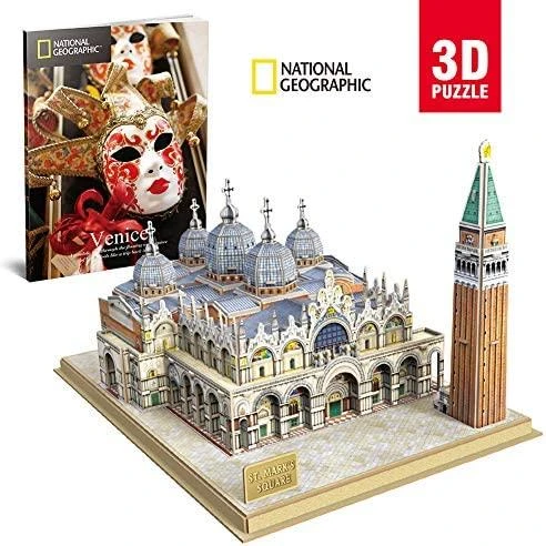 CUBICFUN 3D dėlionė iš serijos „National Geographic“ - „Šv. Marko aikštė“
