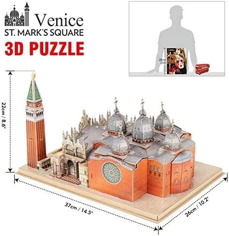 CUBICFUN 3D dėlionė iš serijos „National Geographic“ - „Šv. Marko aikštė“