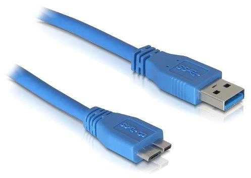 Sonstige Delock USB 3.0 A tipo į USB 3.0 Micro B tipo jungtį, 3 m, mėlynas