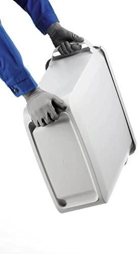 Durable Šiukšlių dėžė rūšiavimui DURABIN® 60L stačiakampė, pilka sp. (dangtis perkamas atskirai)